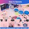 Epoxy Resin Kit for Beginners, 32oz Resin Kit with Coaster Molds, Complete Accessories Include Pigment, Mica Powders, Dried Flowers, Glitter, Measuring Cups and Other Resina Supplie